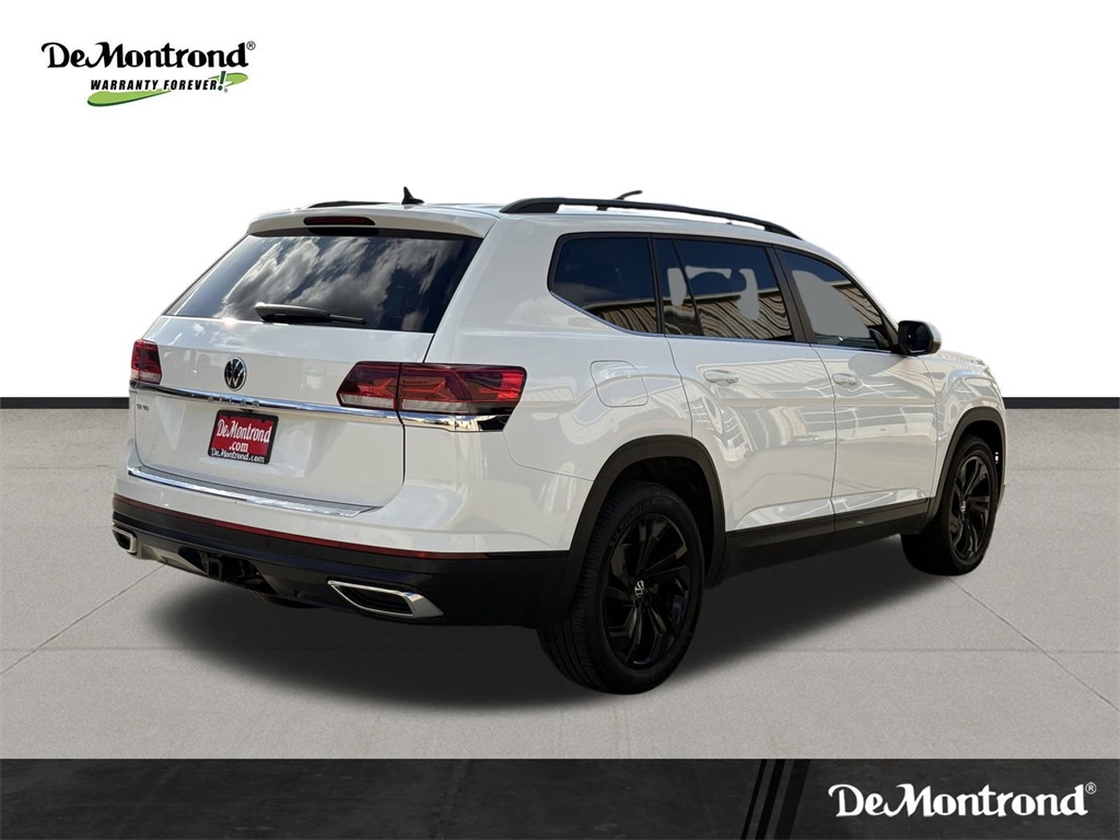 2023 Volkswagen Atlas 3.6L V6 SE w/Technology White at DeMontrond Auto Country