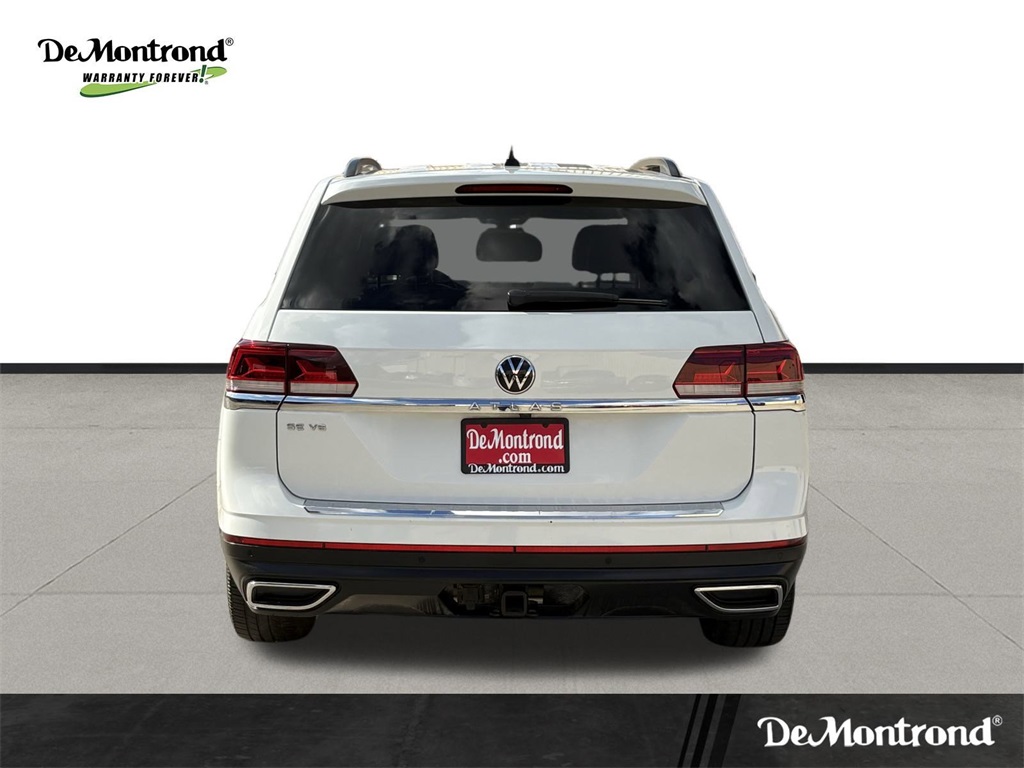 2023 Volkswagen Atlas 3.6L V6 SE w/Technology White at DeMontrond Auto Country