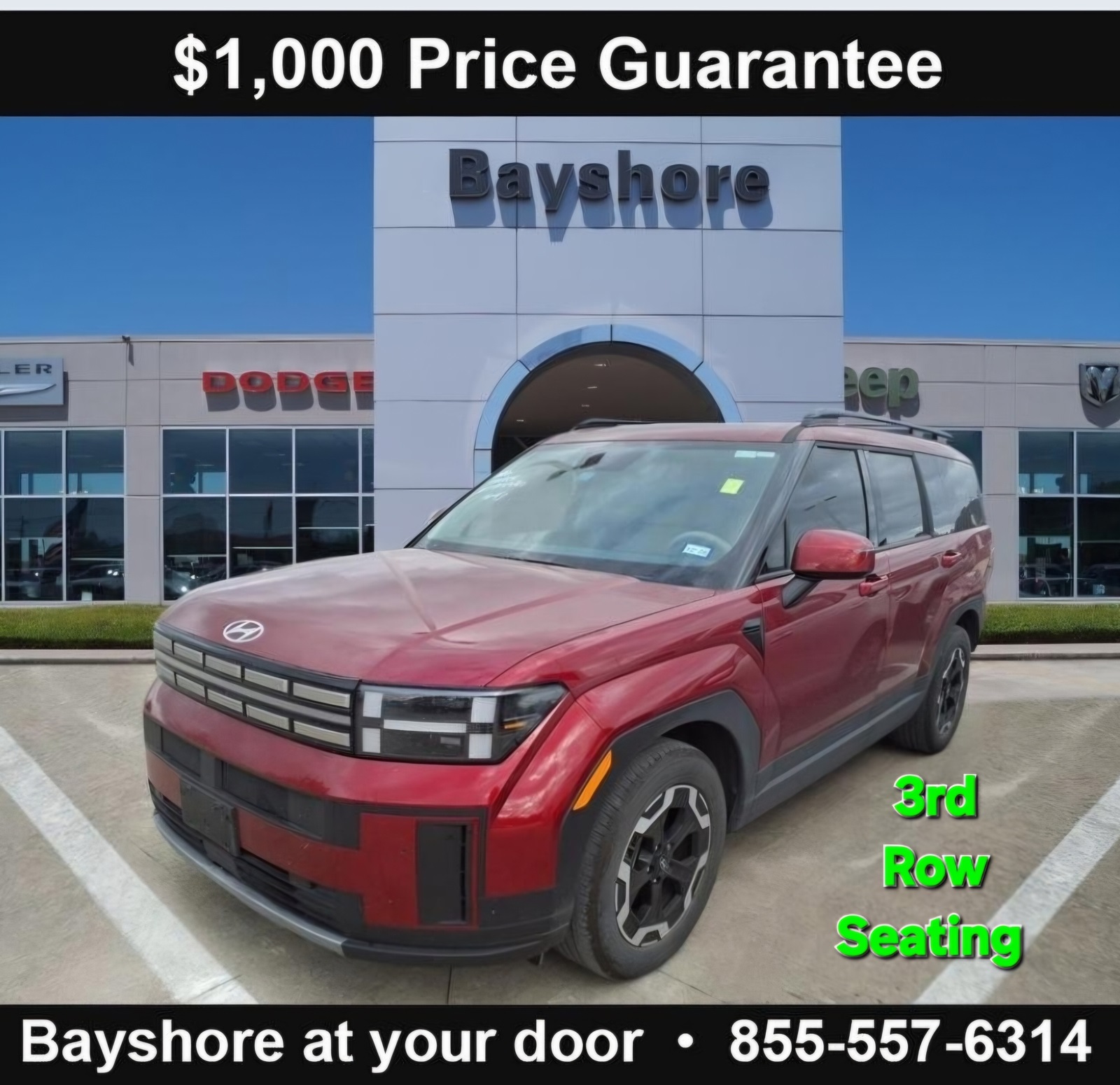 2024 Hyundai Santa Fe SEL Red at Bayway Chrysler Dodge Jeep Ram