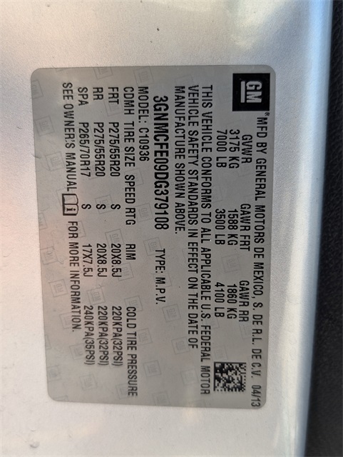 2013 Chevrolet Avalanche 1500 LT Silver at DeMontrond Auto Country