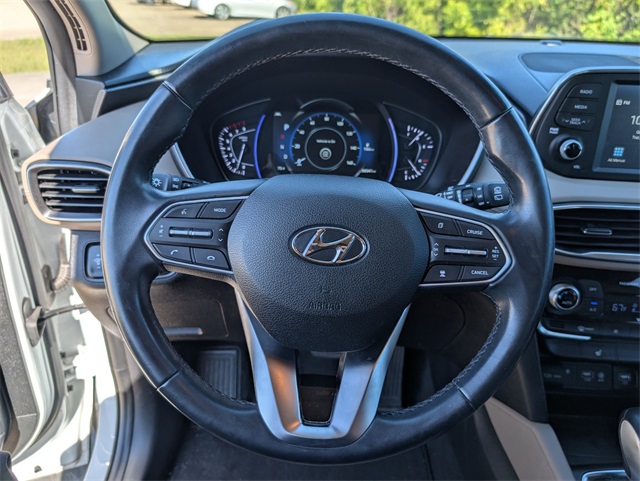 2020 Hyundai Santa Fe SEL White at DeMontrond Gulf Freeway