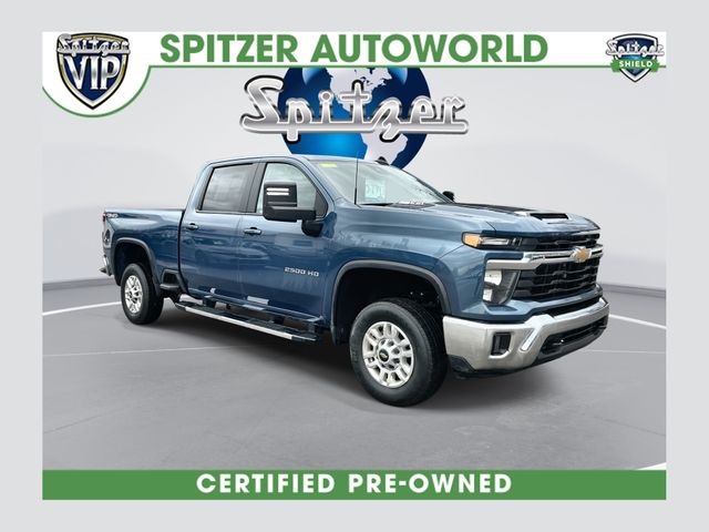 Lakeshore Blue Metallic 2025 Chevrolet Silverado 2500HD LT Crew Cab 4WD Pickup Truck Four-Wheel Drive Automatic