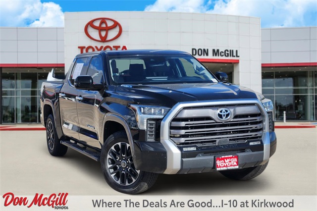 2024 Toyota Tundra Hybrid Limited Black at Don McGill Toyota