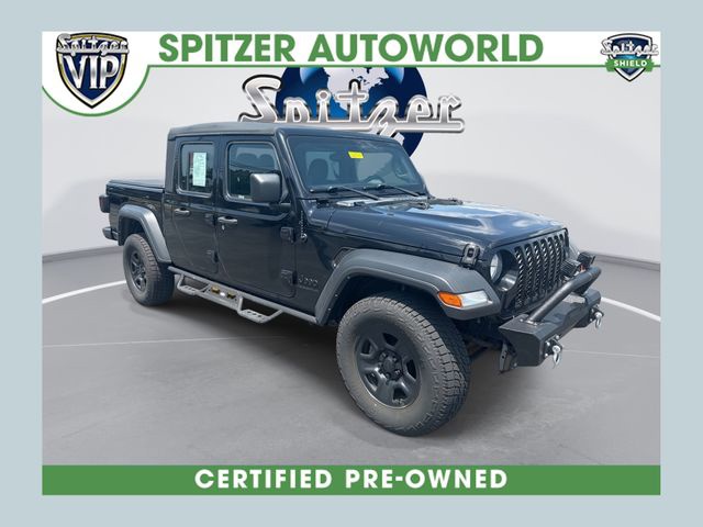 Black Clearcoat 2021 Jeep Gladiator Pickup Truck Four-Wheel Drive 6-Speed Manual