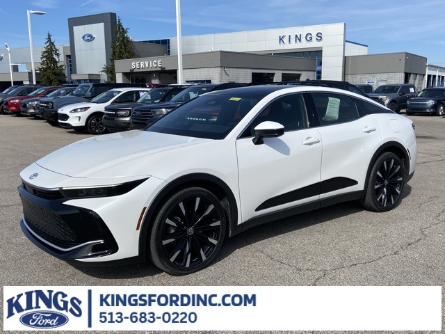 Oxygen White 2023 Toyota Crown Platinum AWD Sedan All-Wheel Drive 6-Speed Automatic