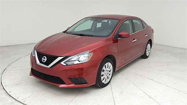 2016 Nissan Sentra SV Red at Bravo Nissan