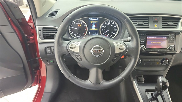 2016 Nissan Sentra SV Red at Bravo Nissan