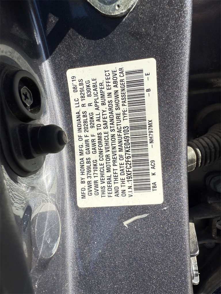 2019 Honda Civic LX  at Emmons Autoplex