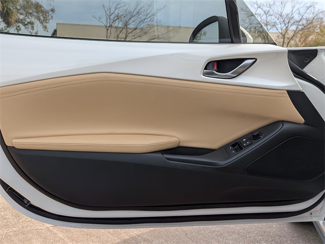 2025 Mazda MX-5 Miata RF Grand Touring White at Joe Myers Mazda Kia