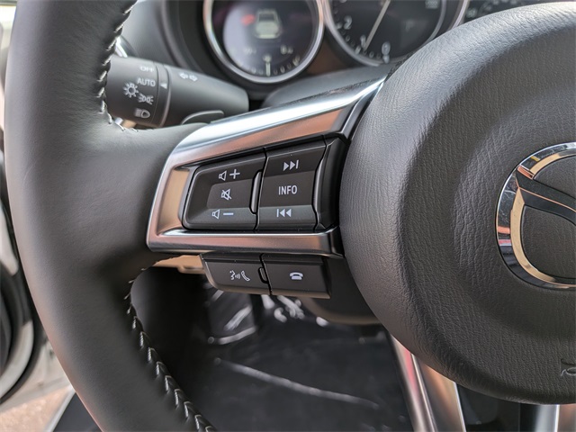 2025 Mazda MX-5 Miata RF Grand Touring White at Joe Myers Mazda Kia