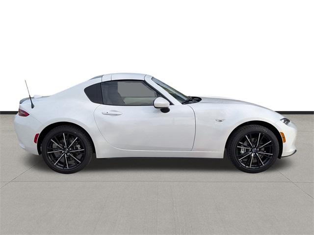 2025 Mazda MX-5 Miata RF Grand Touring White at Joe Myers Mazda Kia