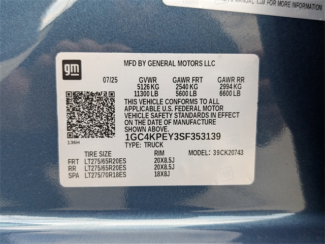 2025 Chevrolet Silverado 2500HD LTZ Blue at Classic Chevrolet Galveston