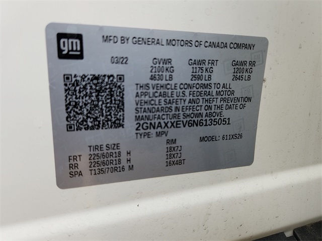 2022 Chevrolet Equinox Premier for sale at PATRIOT CHEVROLET OF WARMINSTER