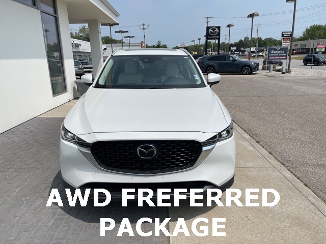 White 2023 MAZDA CX-5 for sale in South Bend, IN Photo 2