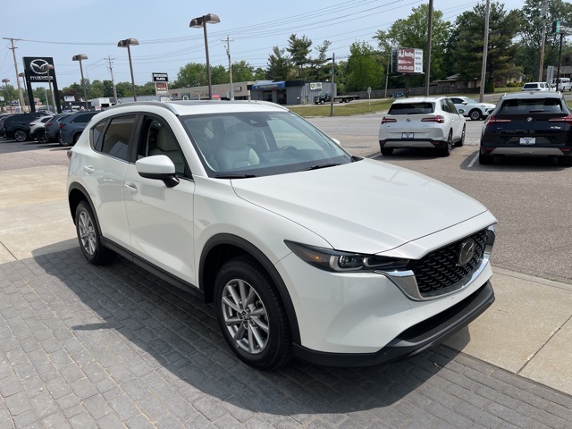 White 2023 MAZDA CX-5 for sale in South Bend, IN Photo 3