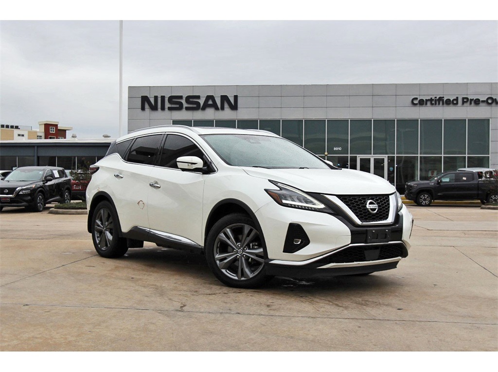 2021 Nissan Murano Platinum White at Shottenkirk Kia Fort Bend