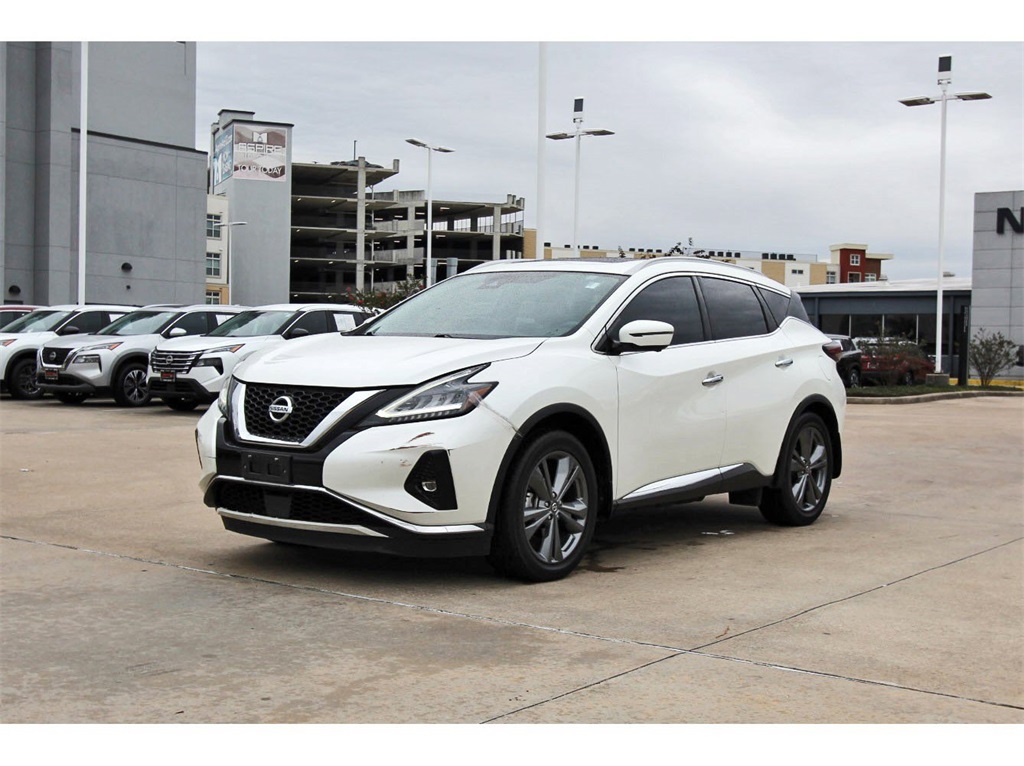 2021 Nissan Murano Platinum White at Shottenkirk Kia Fort Bend
