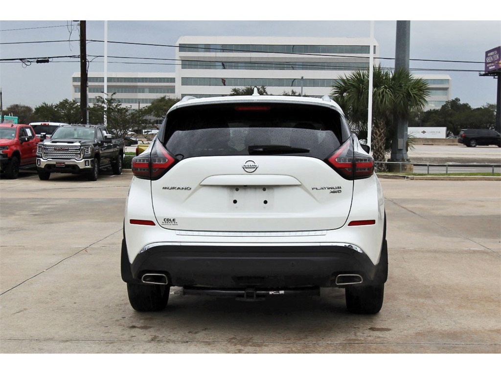 2021 Nissan Murano Platinum White at Shottenkirk Kia Fort Bend