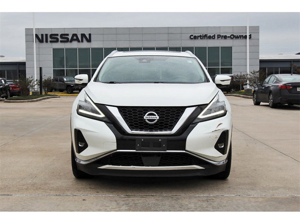 2021 Nissan Murano Platinum White at Shottenkirk Kia Fort Bend