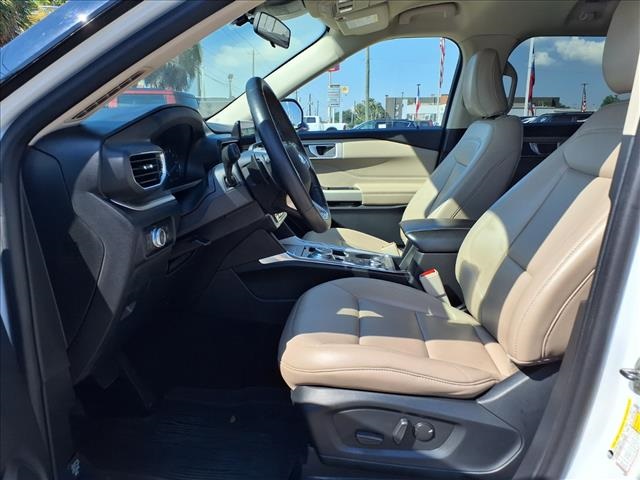 2021 Ford Explorer XLT White at Durrett Motor Company