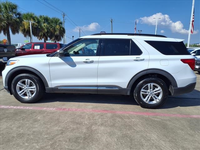 2021 Ford Explorer XLT White at Durrett Motor Company
