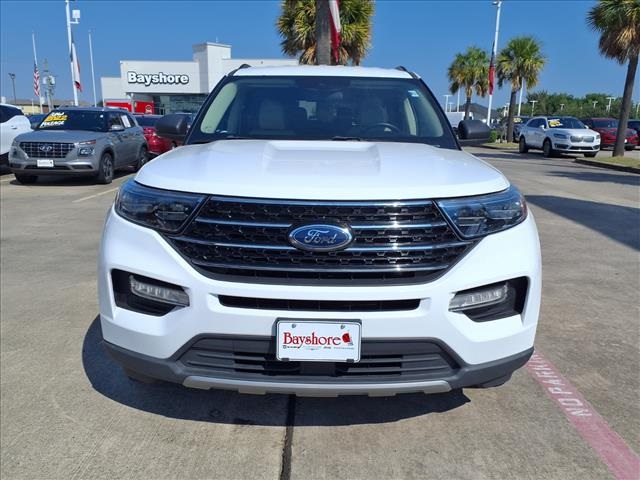 2021 Ford Explorer XLT White at Durrett Motor Company