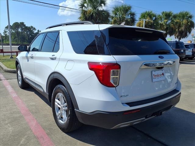 2021 Ford Explorer XLT White at Durrett Motor Company