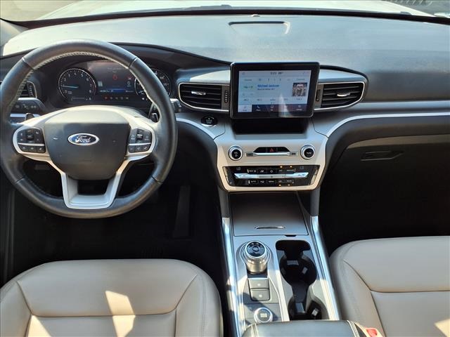 2021 Ford Explorer XLT White at Durrett Motor Company