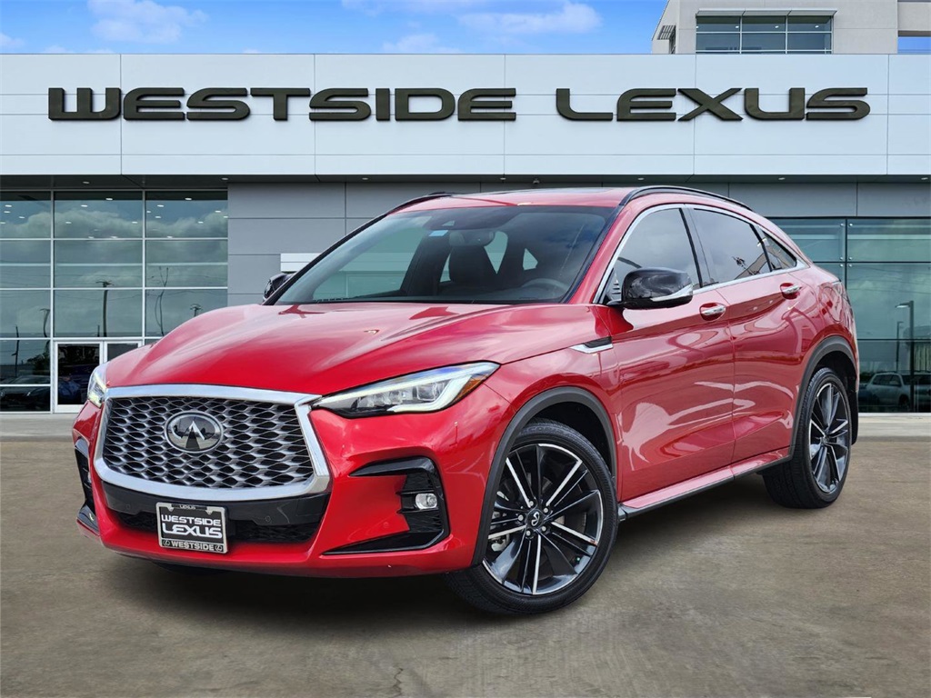 2022 INFINITI QX55 SENSORY Red at South Houston Nissan