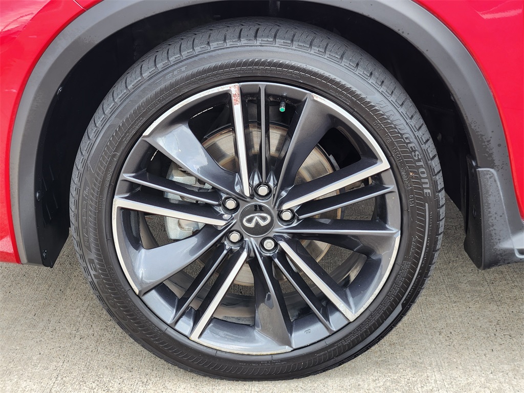 2022 INFINITI QX55 SENSORY Red at South Houston Nissan