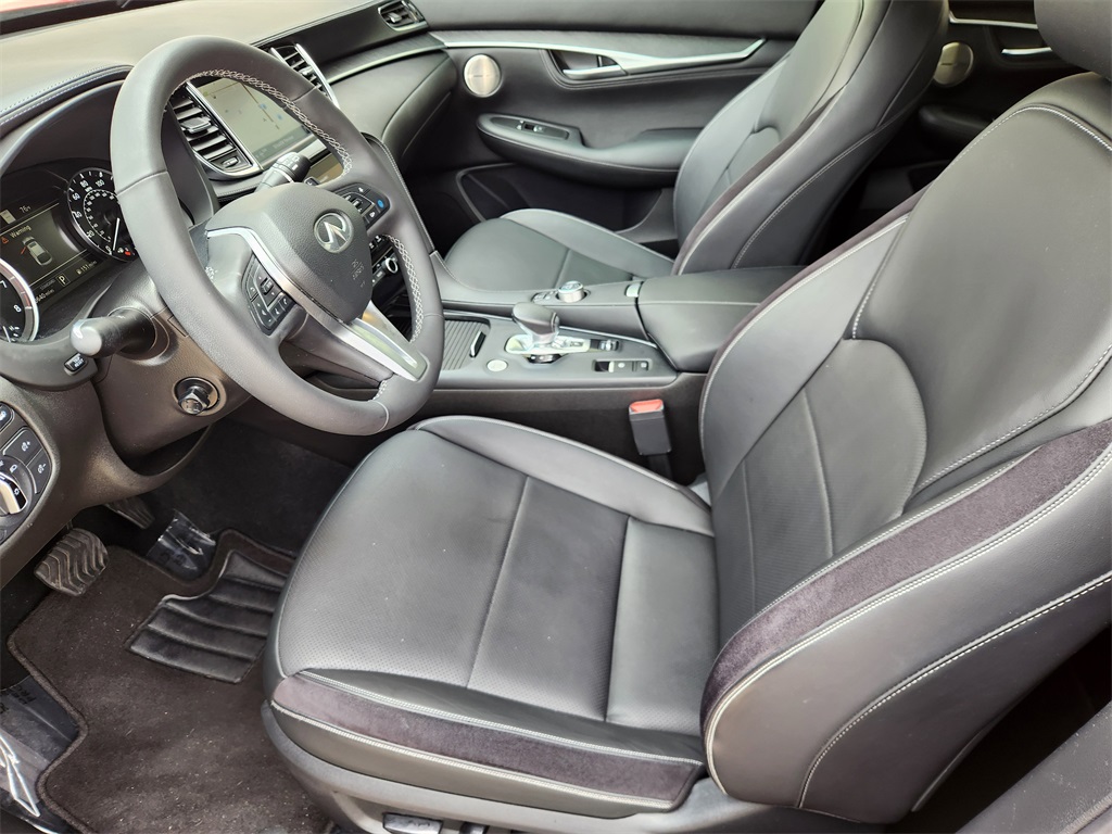 2022 INFINITI QX55 SENSORY Red at South Houston Nissan