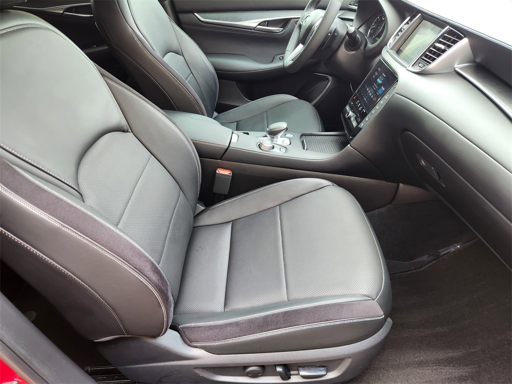 2022 INFINITI QX55 SENSORY Red at South Houston Nissan