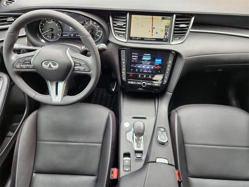 2022 INFINITI QX55 SENSORY Red at South Houston Nissan