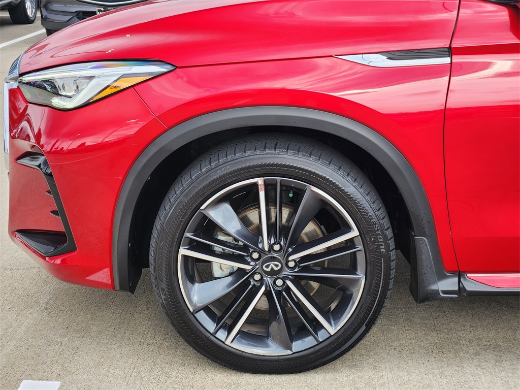 2022 INFINITI QX55 SENSORY Red at South Houston Nissan