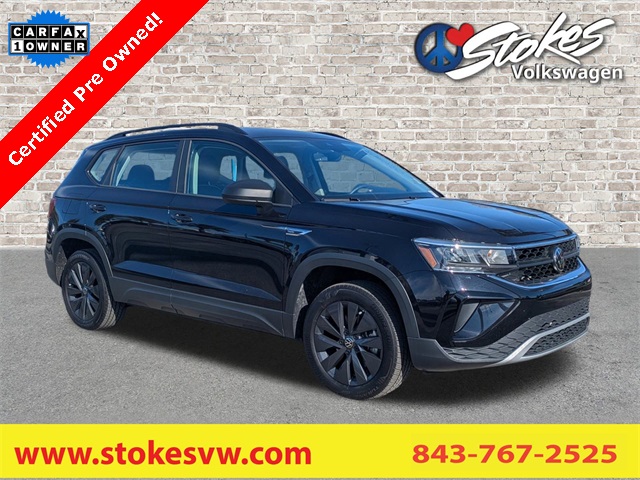 2023 Volkswagen Taos 1.5T S Black at Stokes Volkswagen
