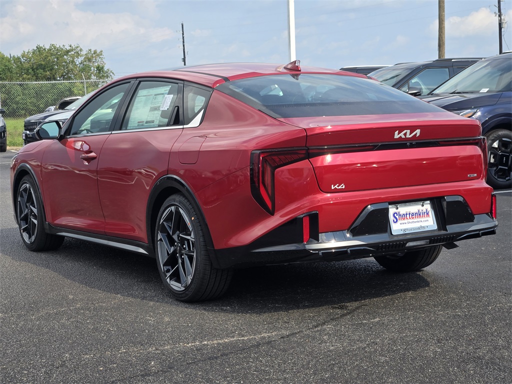 2025 Kia K4 GT-Line Red at Shottenkirk Kia Fort Bend