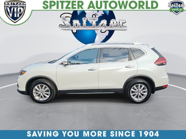 Pearl White 2018 Nissan Rogue SUV / Crossover All-Wheel Drive Continuously Variable Transmission