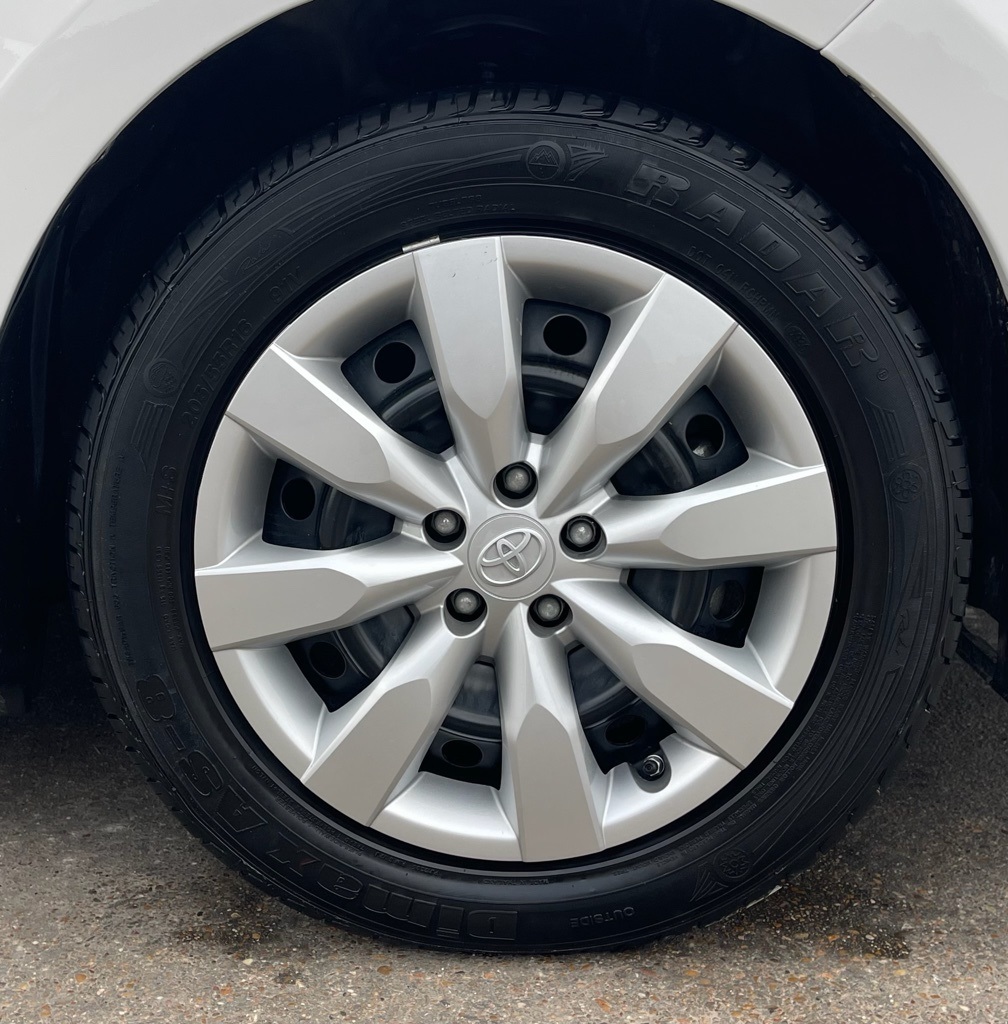 2014 Toyota Corolla L White at DeMontrond Mazda