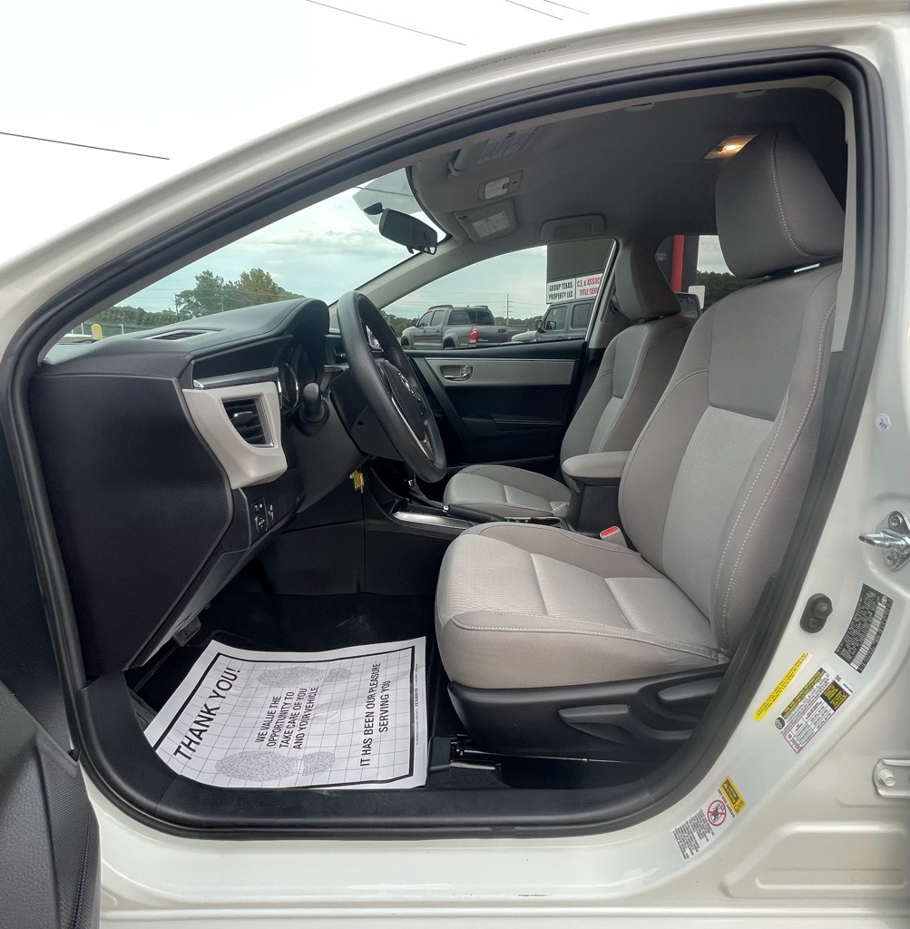 2014 Toyota Corolla L White at DeMontrond Mazda