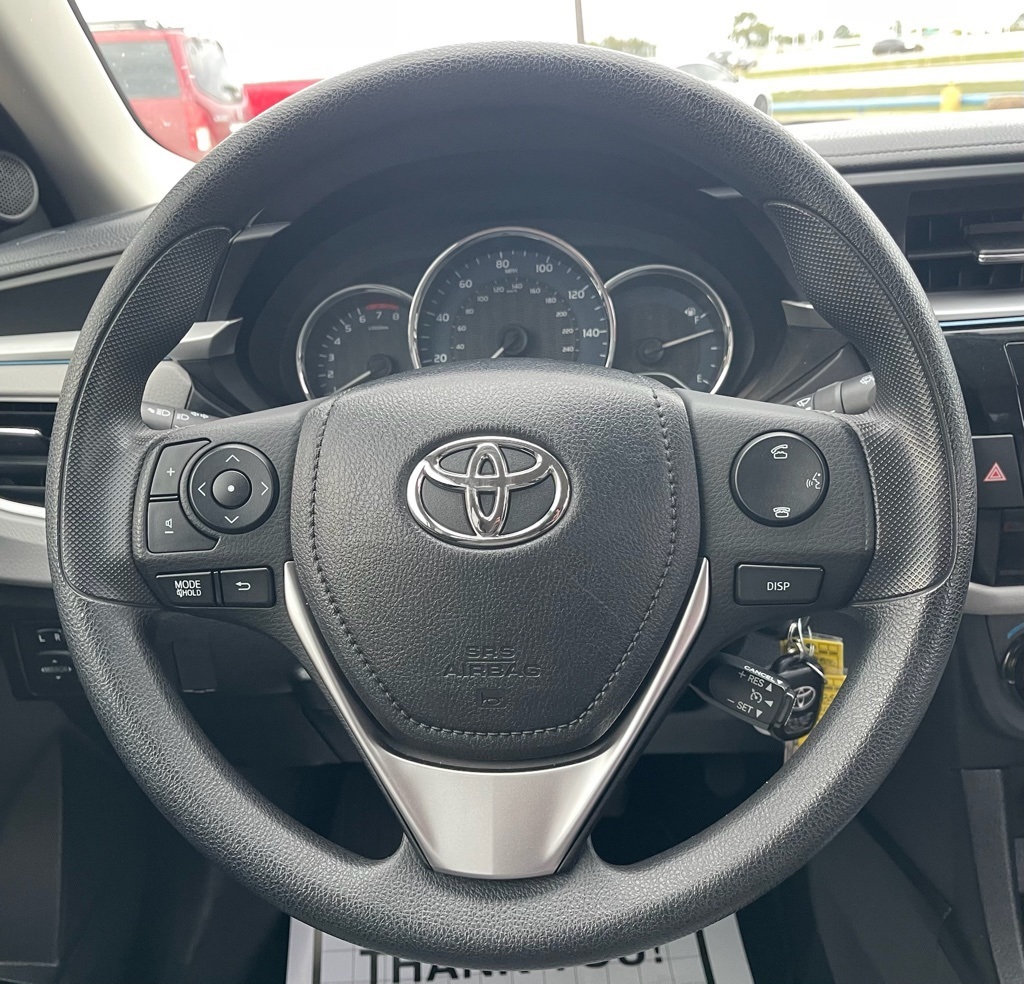 2014 Toyota Corolla L White at DeMontrond Mazda