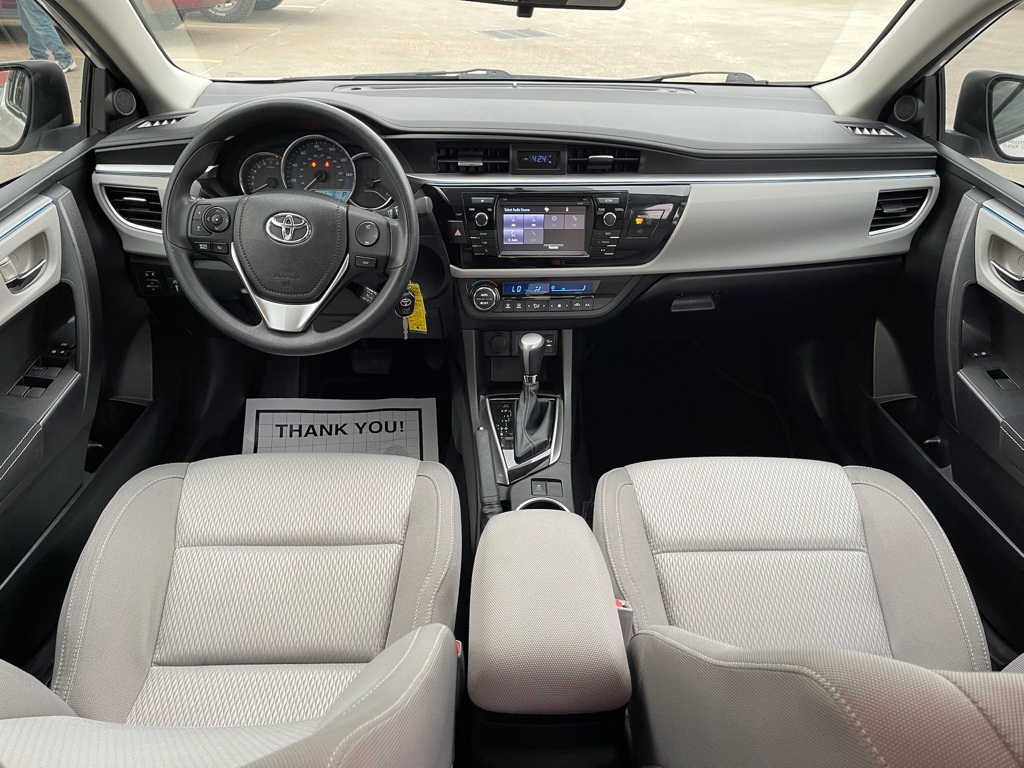 2014 Toyota Corolla L White at DeMontrond Mazda