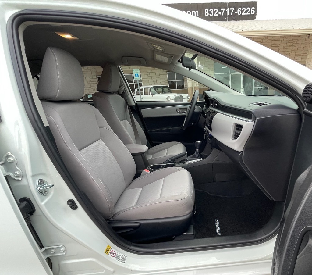 2014 Toyota Corolla L White at DeMontrond Mazda