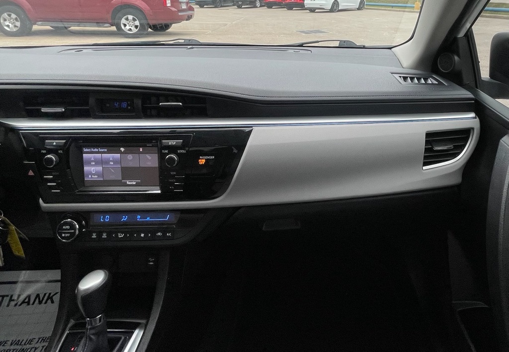 2014 Toyota Corolla L White at DeMontrond Mazda