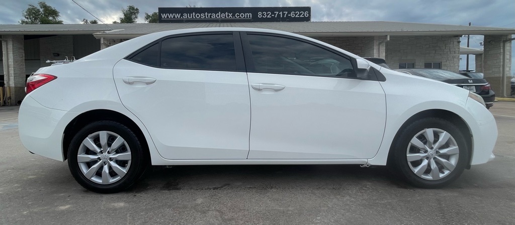 2014 Toyota Corolla L White at DeMontrond Mazda