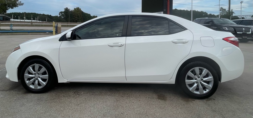 2014 Toyota Corolla L White at DeMontrond Mazda