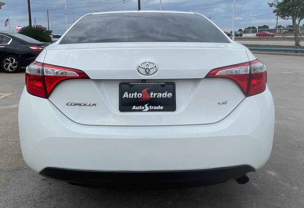 2014 Toyota Corolla L White at DeMontrond Mazda