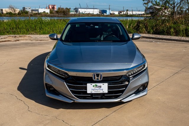 2022 Honda Accord Hybrid EX-L Silver at Durrett Motor Company