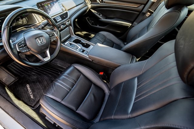 2022 Honda Accord Hybrid EX-L Silver at Durrett Motor Company