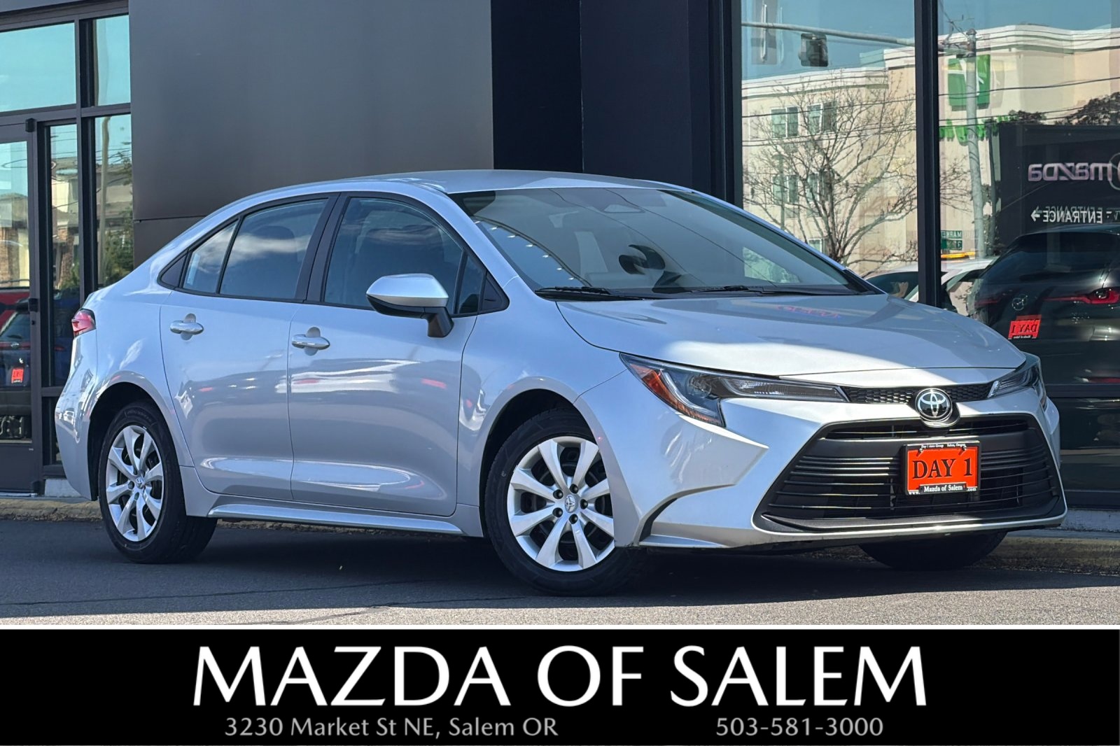 Classic Silver Metallic 2024 Toyota Corolla Sedan Front-Wheel Drive Continuously Variable Transmission