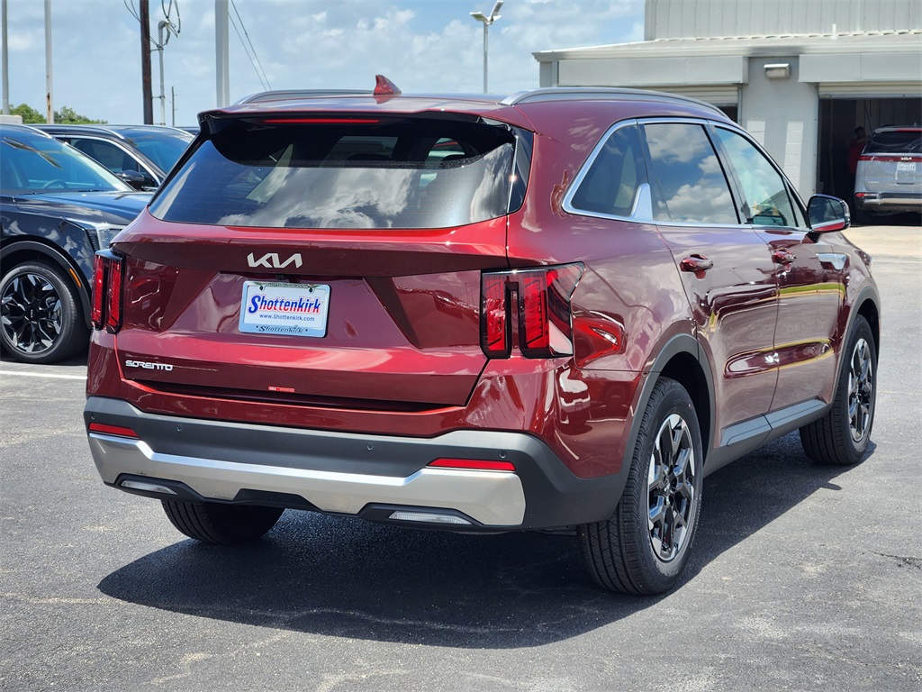 2025 Kia Sorento S Red at Shottenkirk Kia Fort Bend